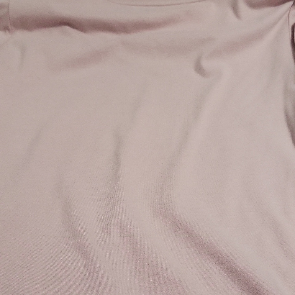 Calvin Klein Women's Light Pink Short Sleeve Tee - Picture 6 of 6